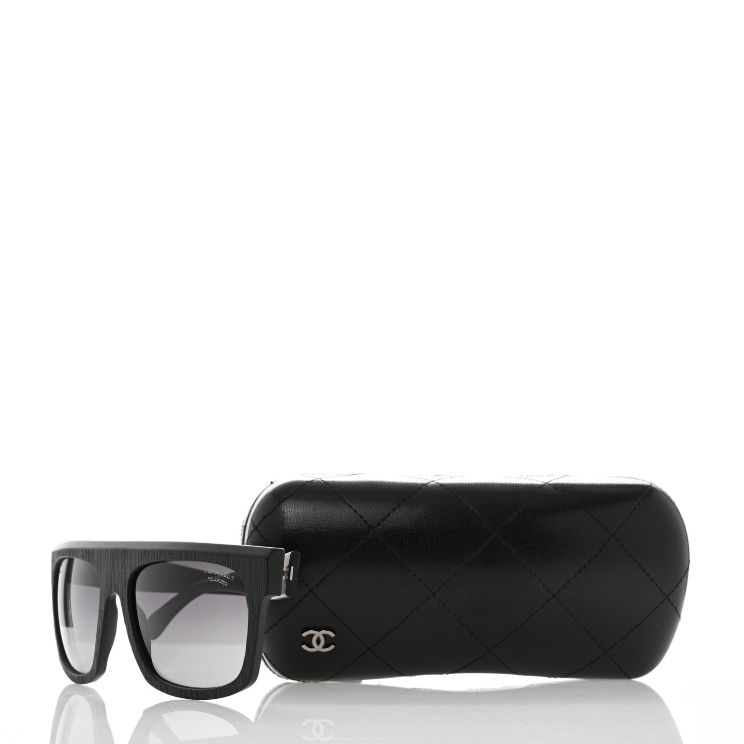 Chanel Polarized CC Sunglasses 5333 Matte Black 8 of 8