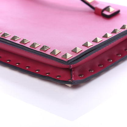 Valentino Garavani Nappa Rockstud Wristlet Clutch Cyclamin 7 of 11