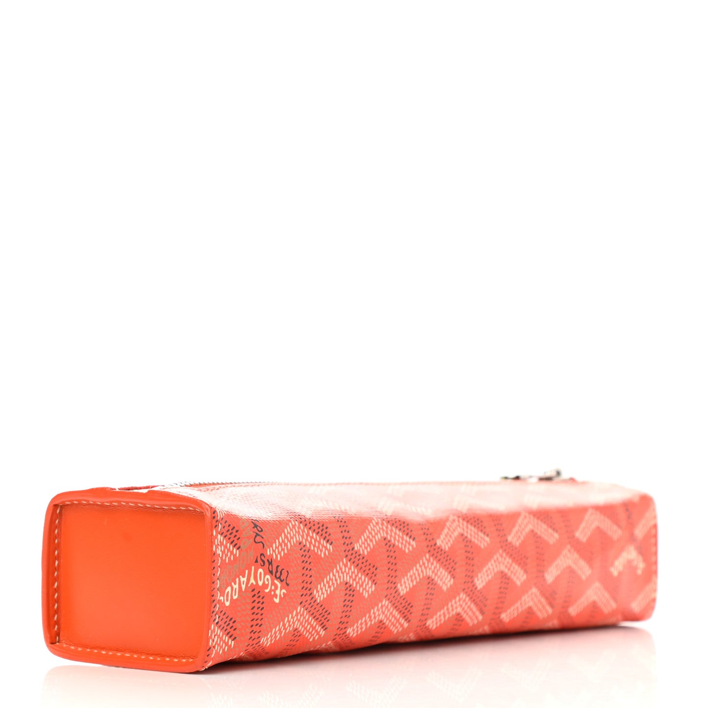 Goyardine Trousse Pencil Pouch Orange