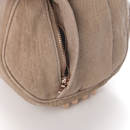 Alexander Wang Pebbled Lambskin Angela Pochette Latte Rose Gold Hardware 11 of 12