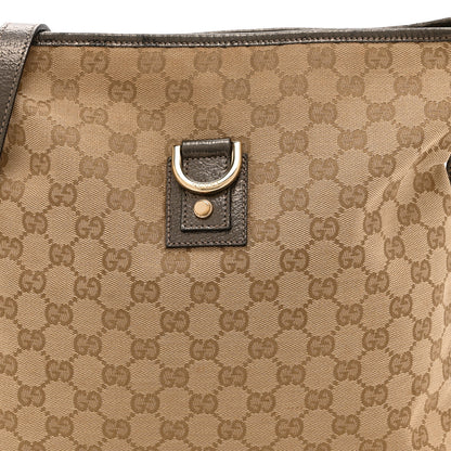 Gucci Monogram Abbey Messenger Bag Pewter 9 of 11