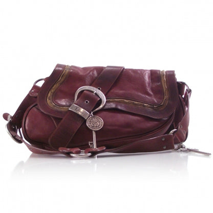 Christian Dior Leather GAUCHO Burgundy 1 of 10