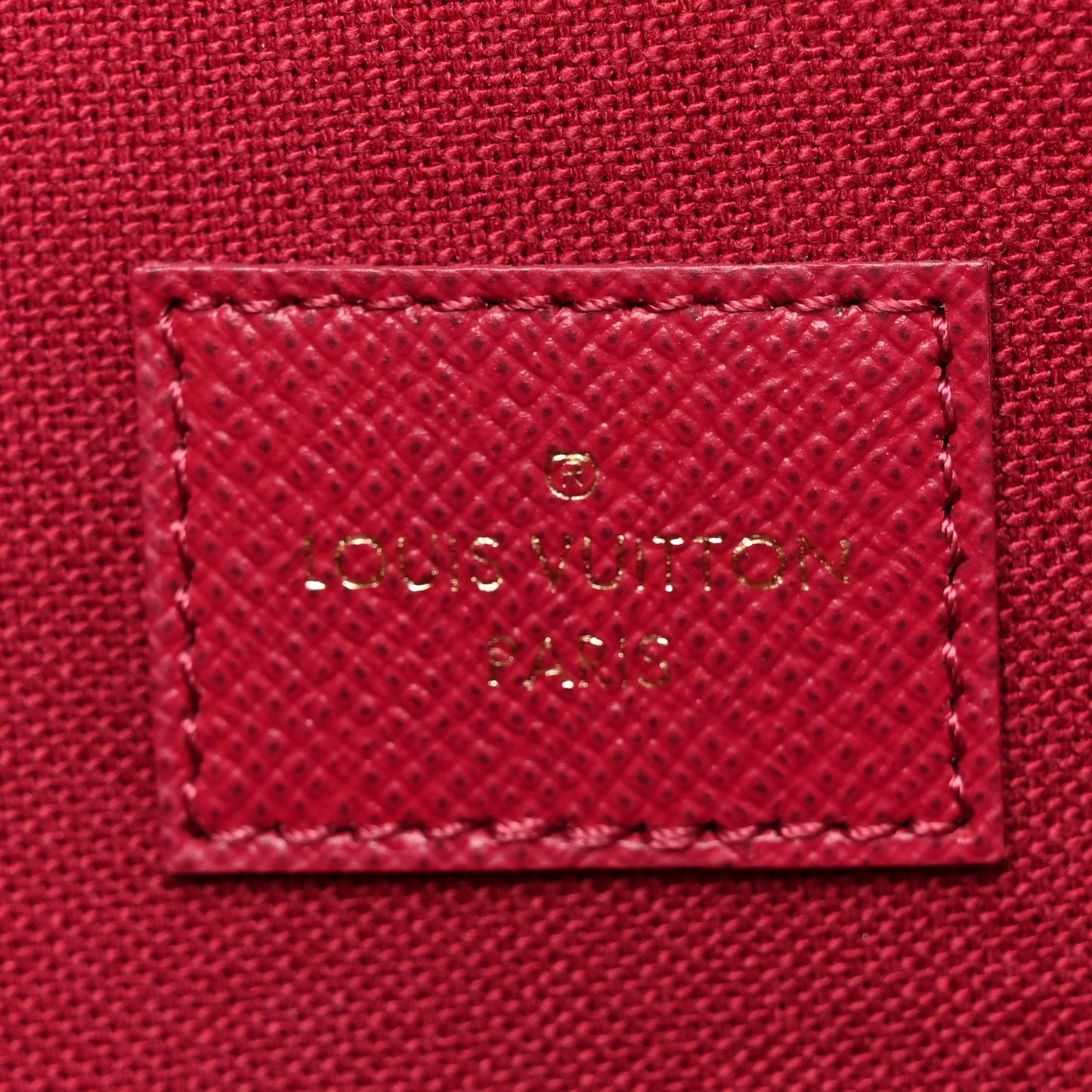 Monogram Pochette Felicie Chain Wallet Fuchsia