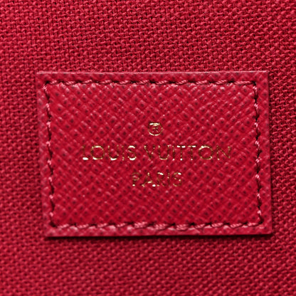 Louis Vuitton Monogram Pochette Felicie Chain Wallet Fuchsia 6 of 10