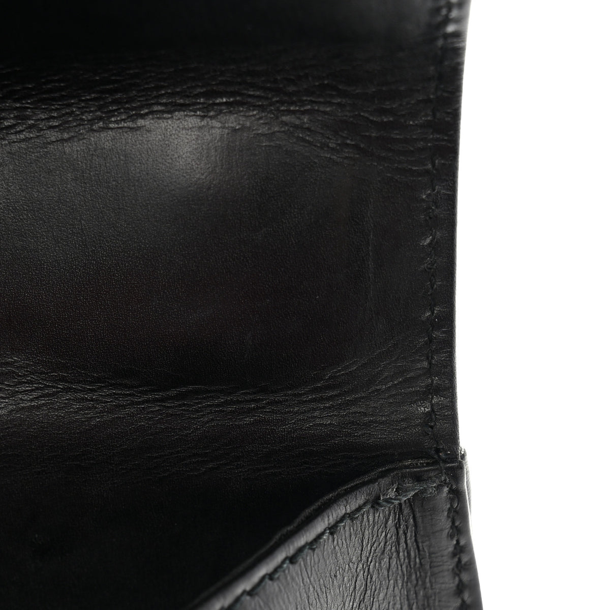 Brushed Off Calfskin Small Iconic Top Handle Black