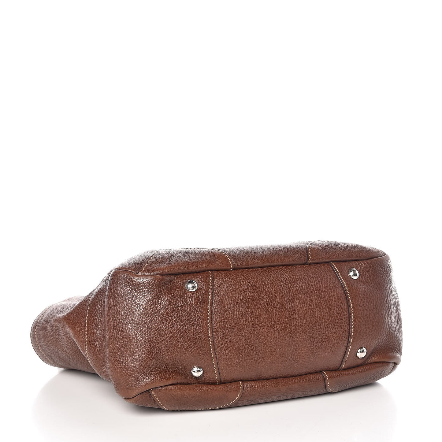 Vitello Daino Side Pocket Hobo Bruciato