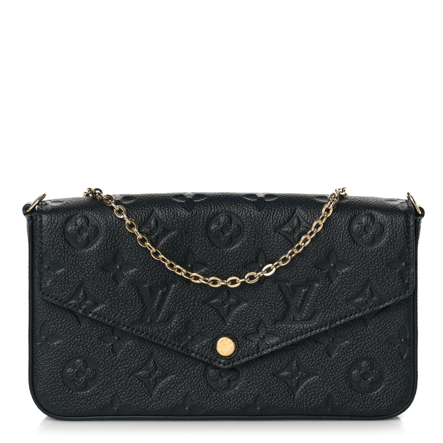 Empreinte Pochette Felicie Chain Wallet Black