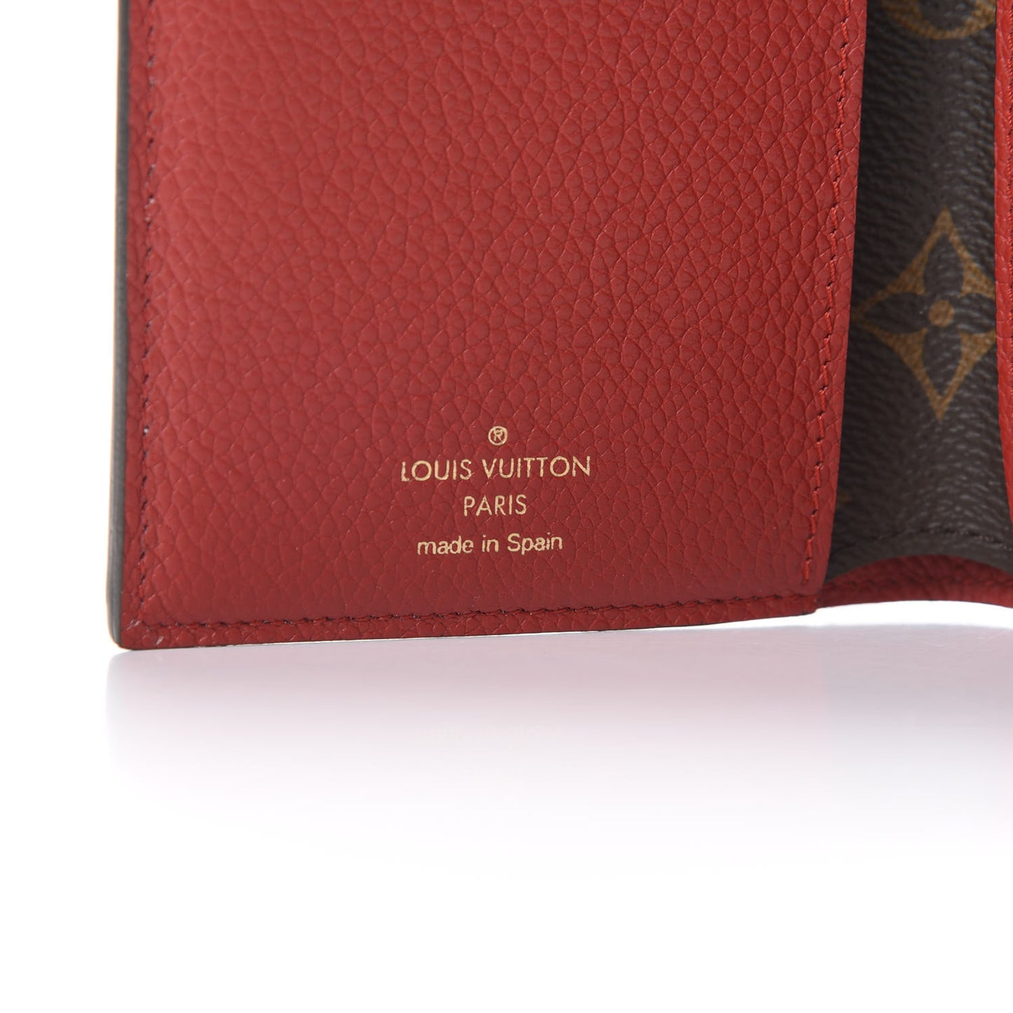 Monogram Pallas Compact Wallet Cherry
