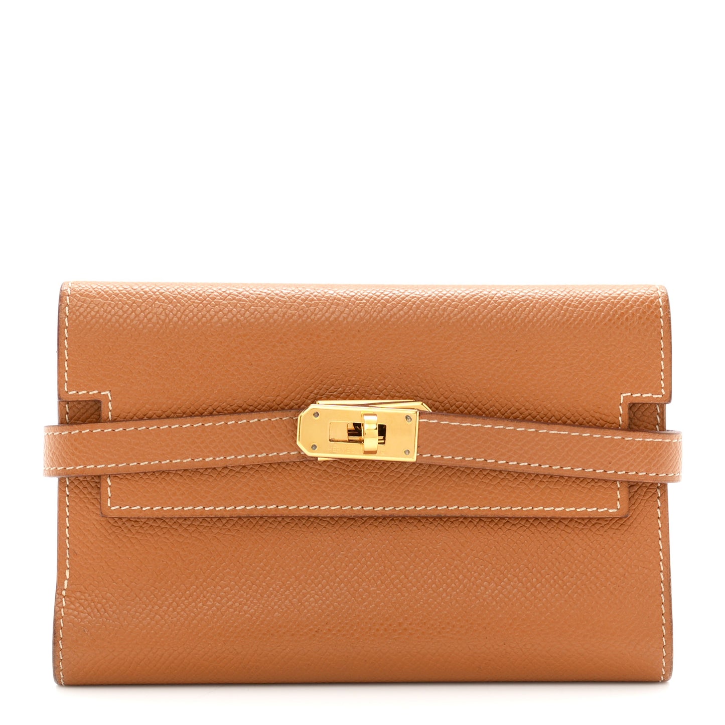 Epsom Medium Kelly Wallet Gold