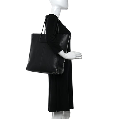 Alexander Wang Pebbled Calfskin Large Prisma Skeletal Tote Black Silver Hardware 2 of 11