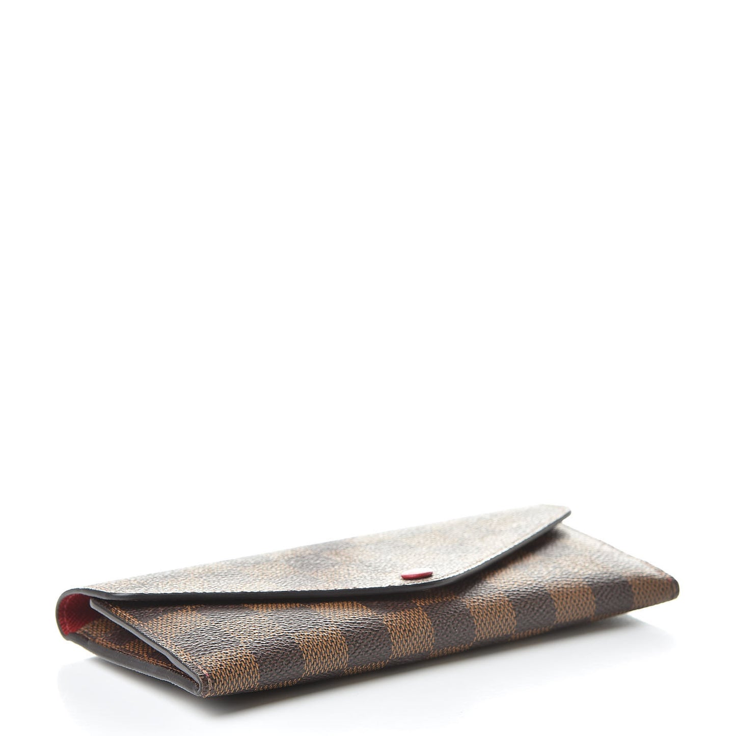Damier Ebene Josephine Wallet Red