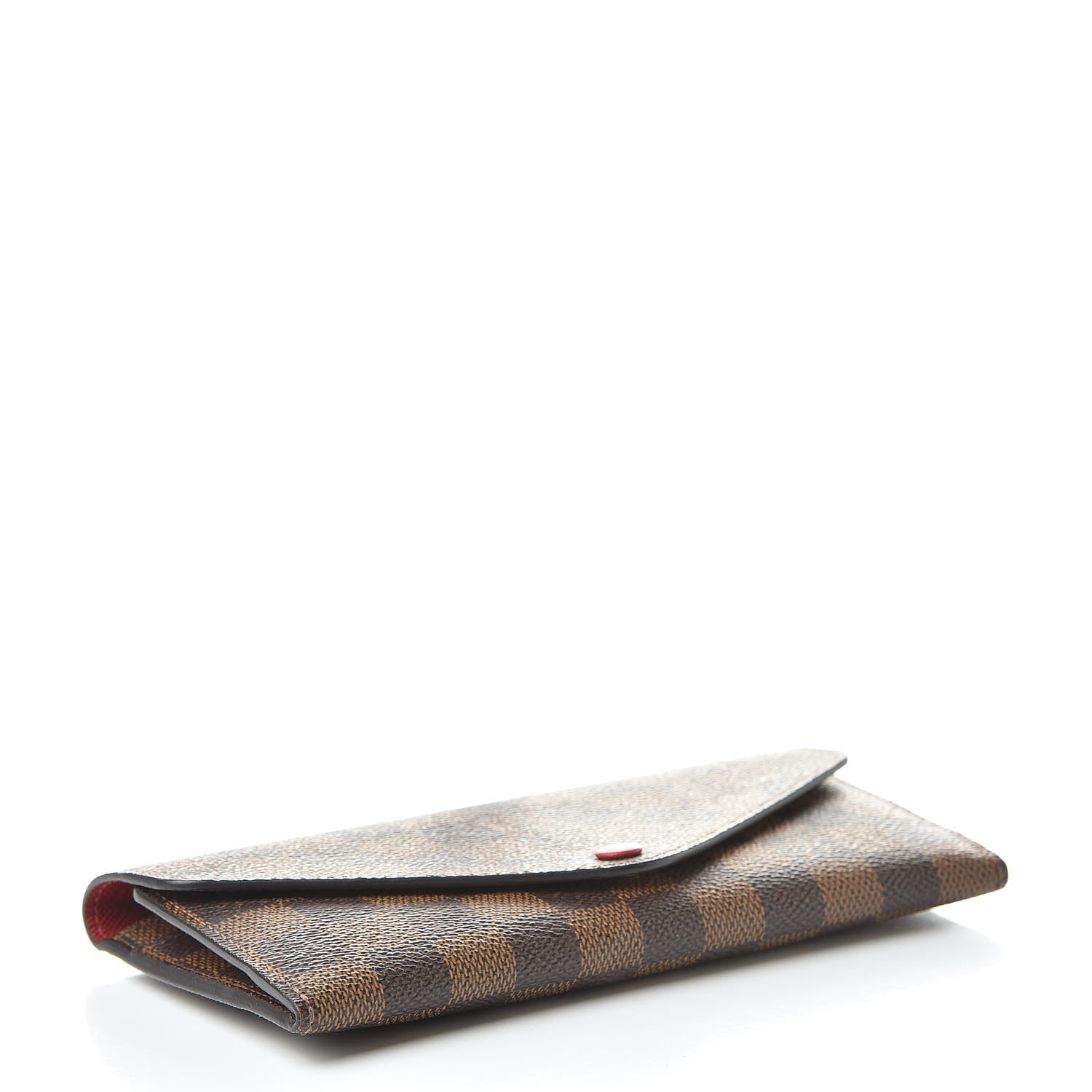 Louis Vuitton Damier Ebene Josephine Wallet Red 5 of 9