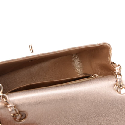 Chanel Metallic Lambskin Quilted Mini Rectangular Flap Gold 5 of 10