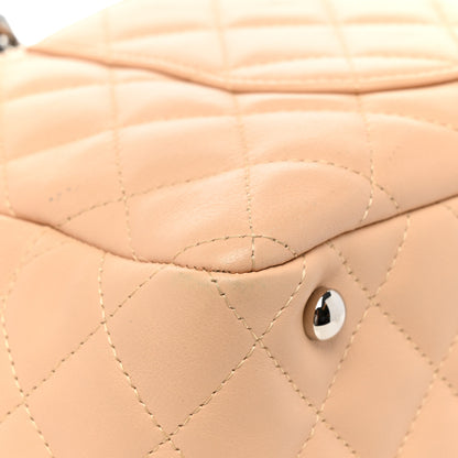 Chanel Calfskin Quilted Large Cambon Bowler Beige Black 11 of 16