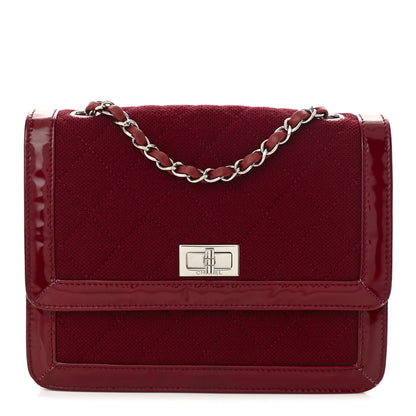 Chanel Jersey Patent Quilted 2.55 Reissue Flap Red 1 of 10