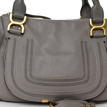 Chloe Calfskin Medium Marcie Satchel Cashmere Grey 7 of 13