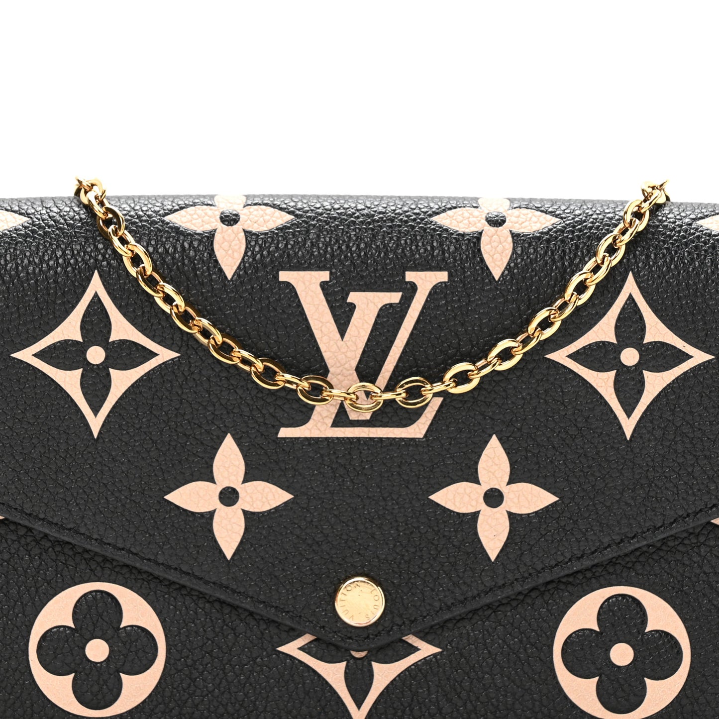 Empreinte Monogram Giant Felicie Pochette Black Beige