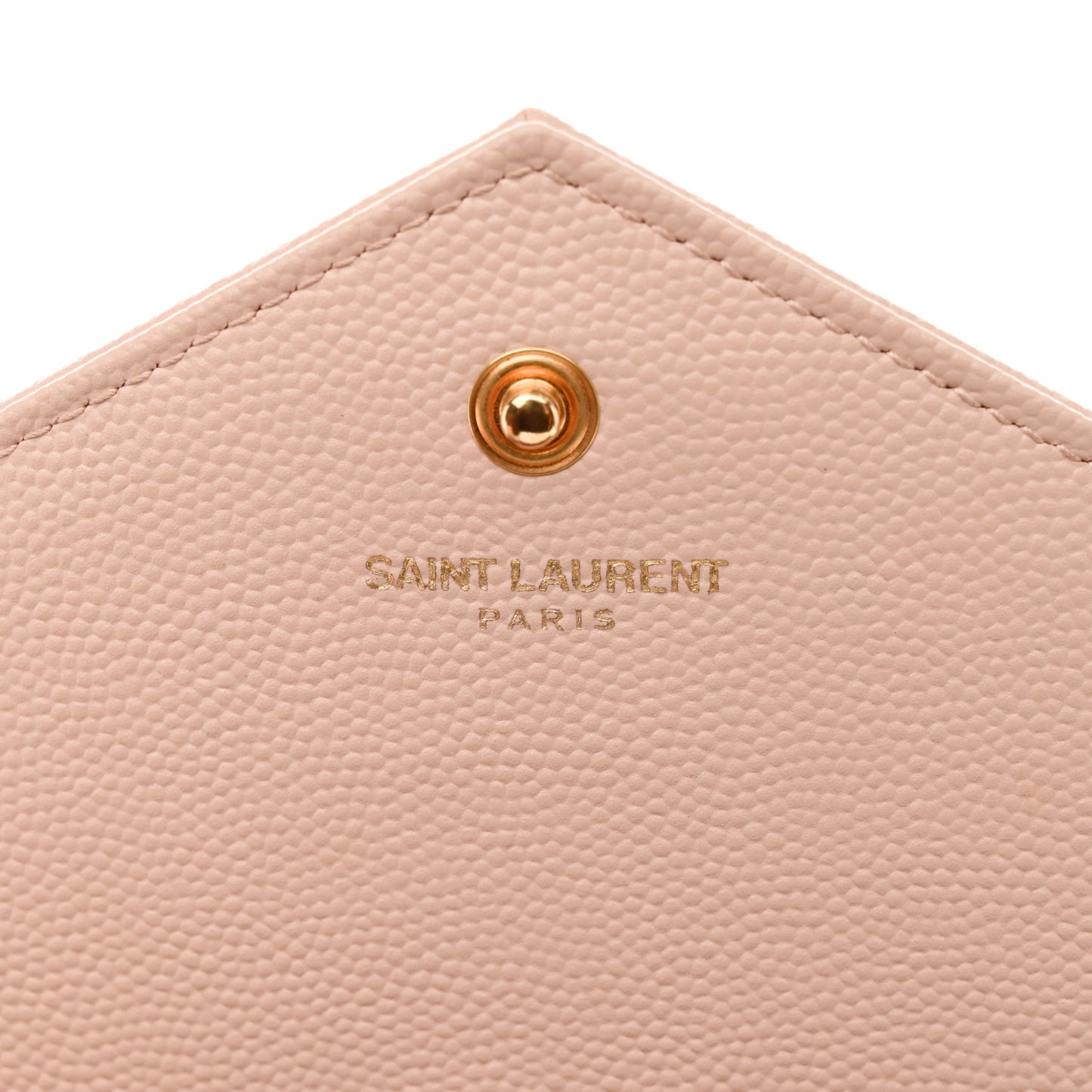 Grain De Poudre Matelasse Chevron Monogram Chain Wallet Pale Pink