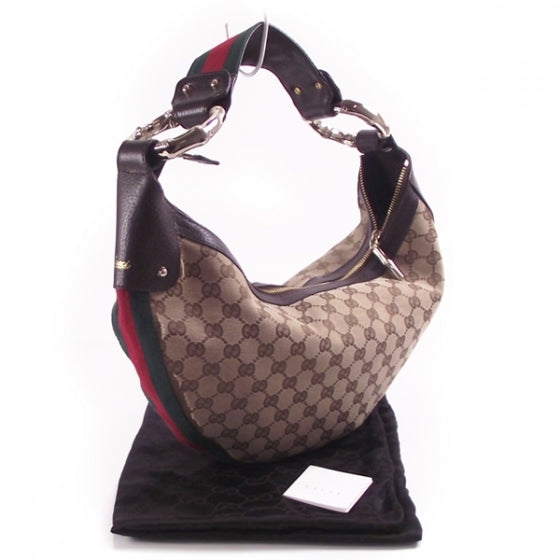 Monogram Signature Horsebit Hobo