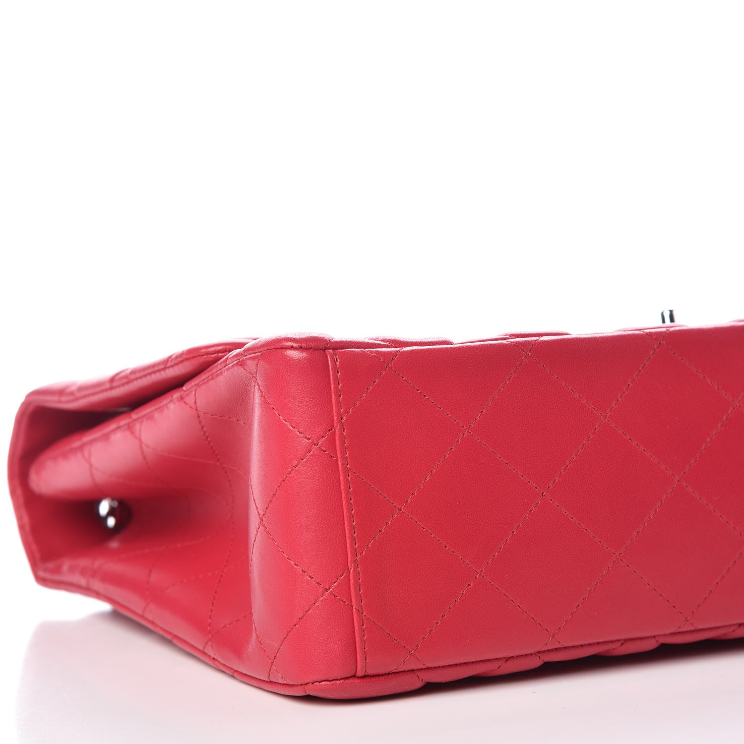 Chanel Lambskin Quilted Maxi Single Flap Fuchsia 5 of 11