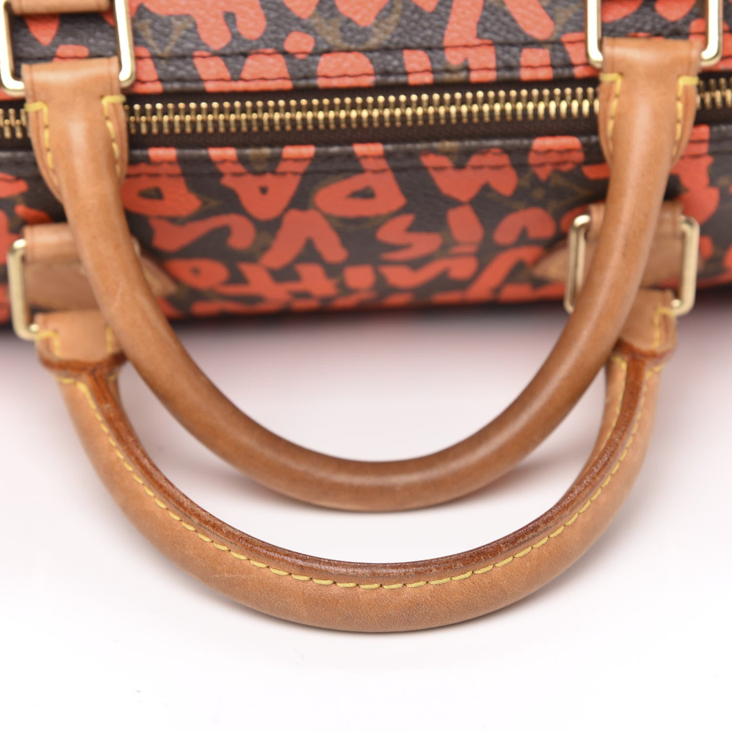 Louis Vuitton Monogram Graffiti Speedy 30 Orange 12 of 16