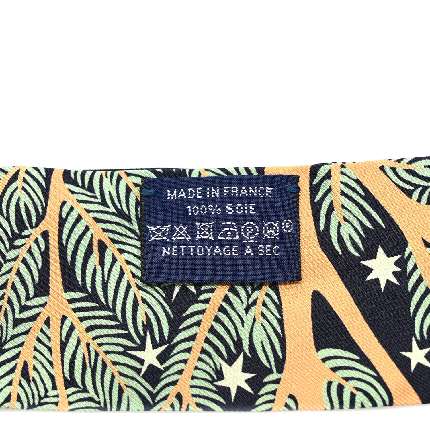 Hermes Silk Sous Le Charme D Orphee Twilly Bleu Black Jaune Soufre 4 of 4