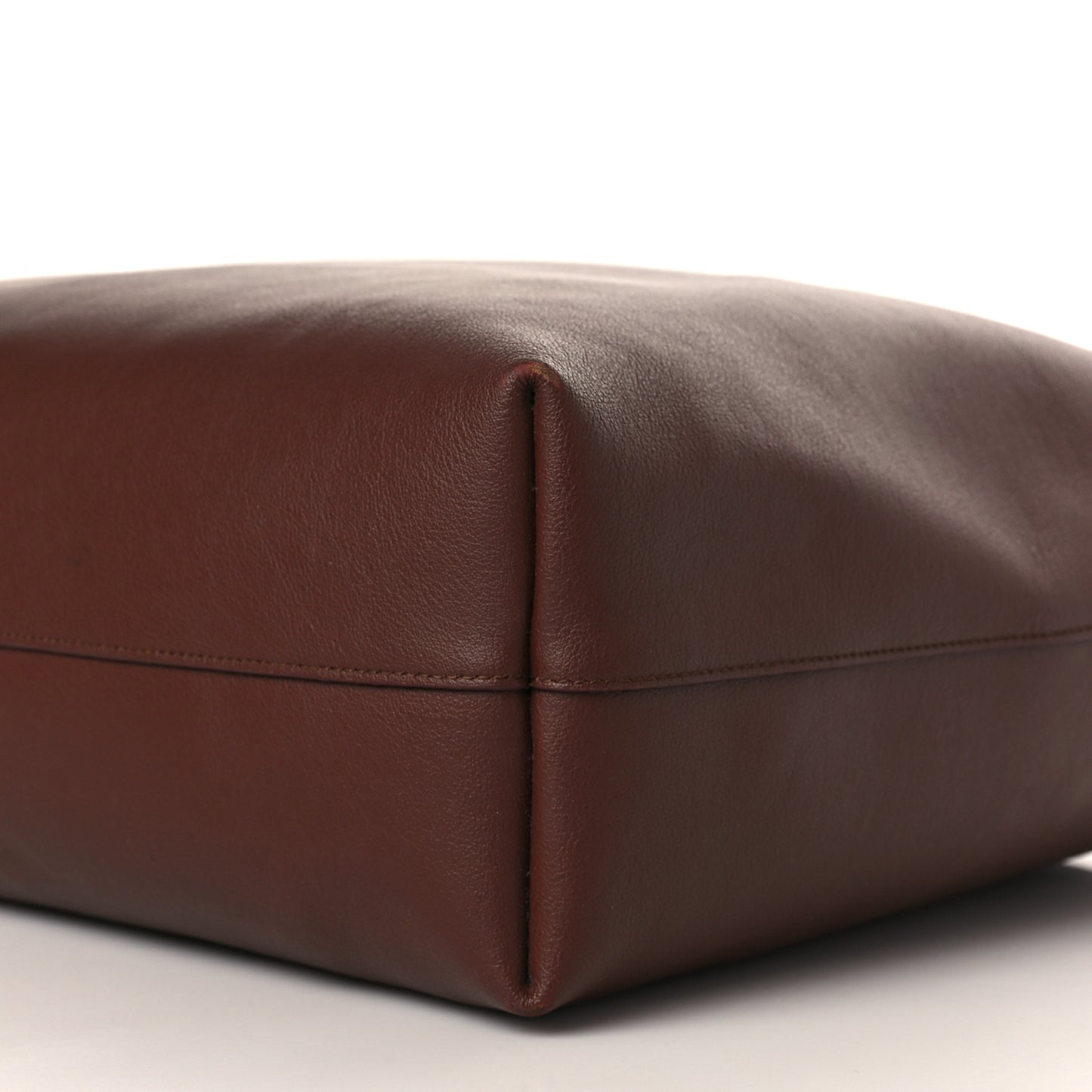 Calfskin Large Shopping Tote Old Brandy