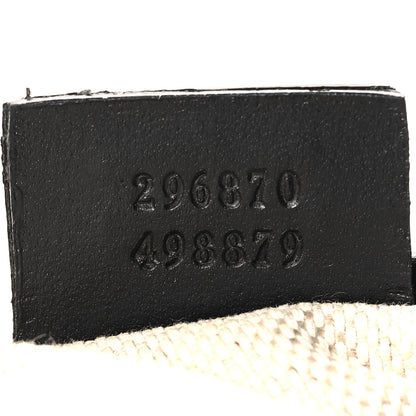 Gucci Monogram Medium Patti Stud Hobo Black 7 of 10