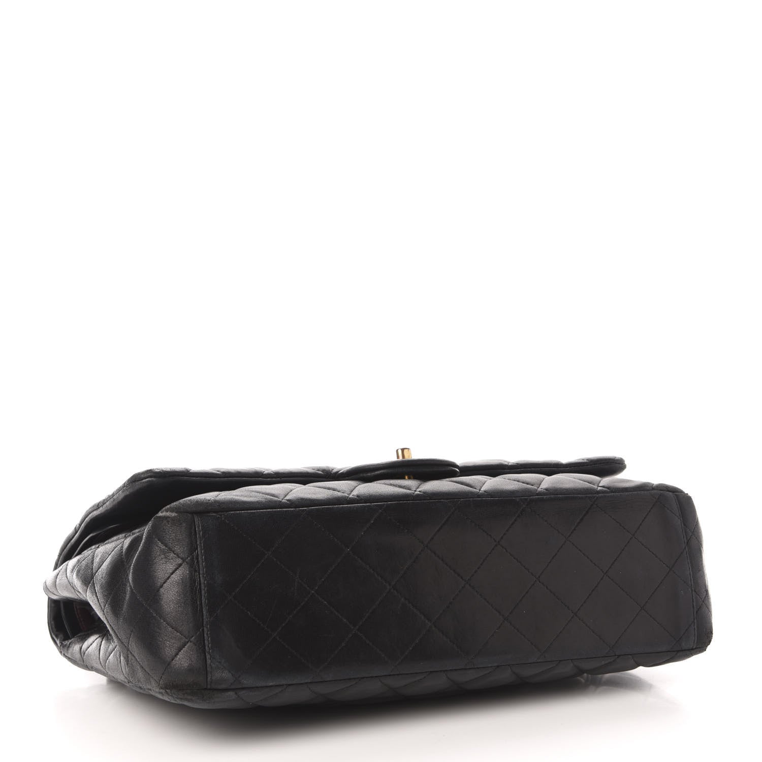 Chanel Lambskin Quilted Maxi Double Flap Black 4 of 18