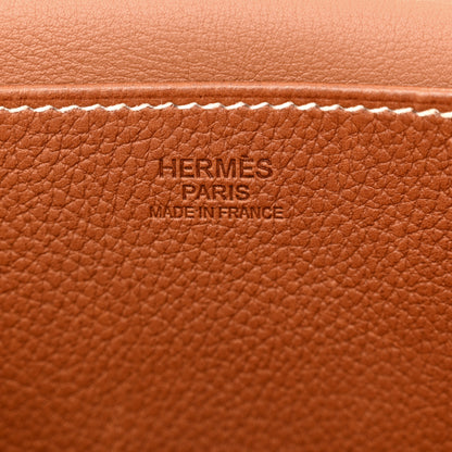 Hermes Barenia Faubourg Halzan 25 Fauve 6 of 12
