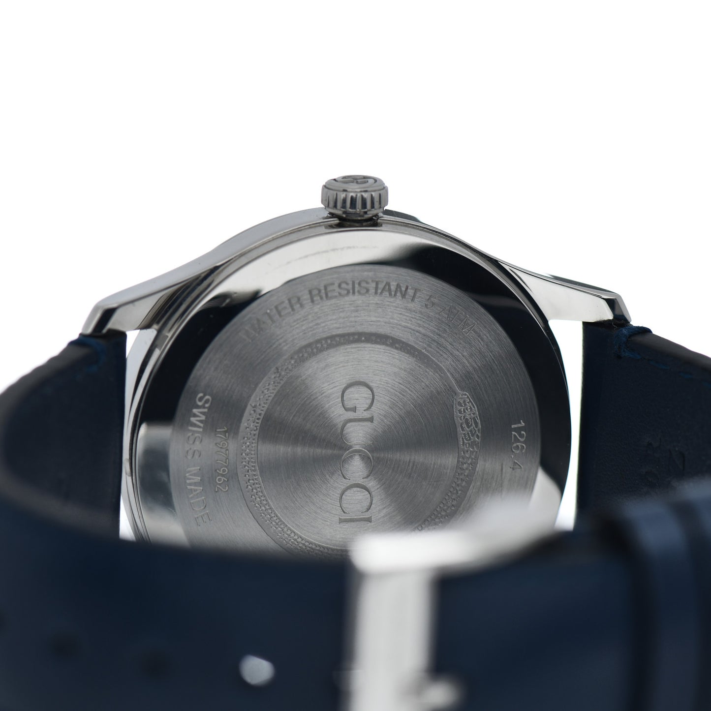 Stainless Steel Calfskin 38mm G-Timeless Snake Quartz Watch Blue