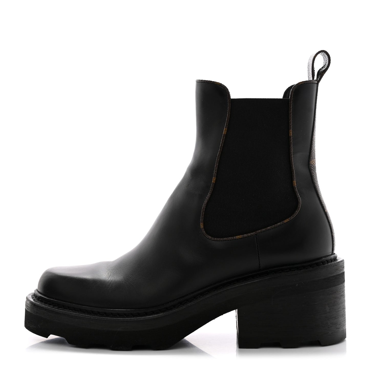 Calfskin Monogram Beaubourg Ankle Boots 37 Black