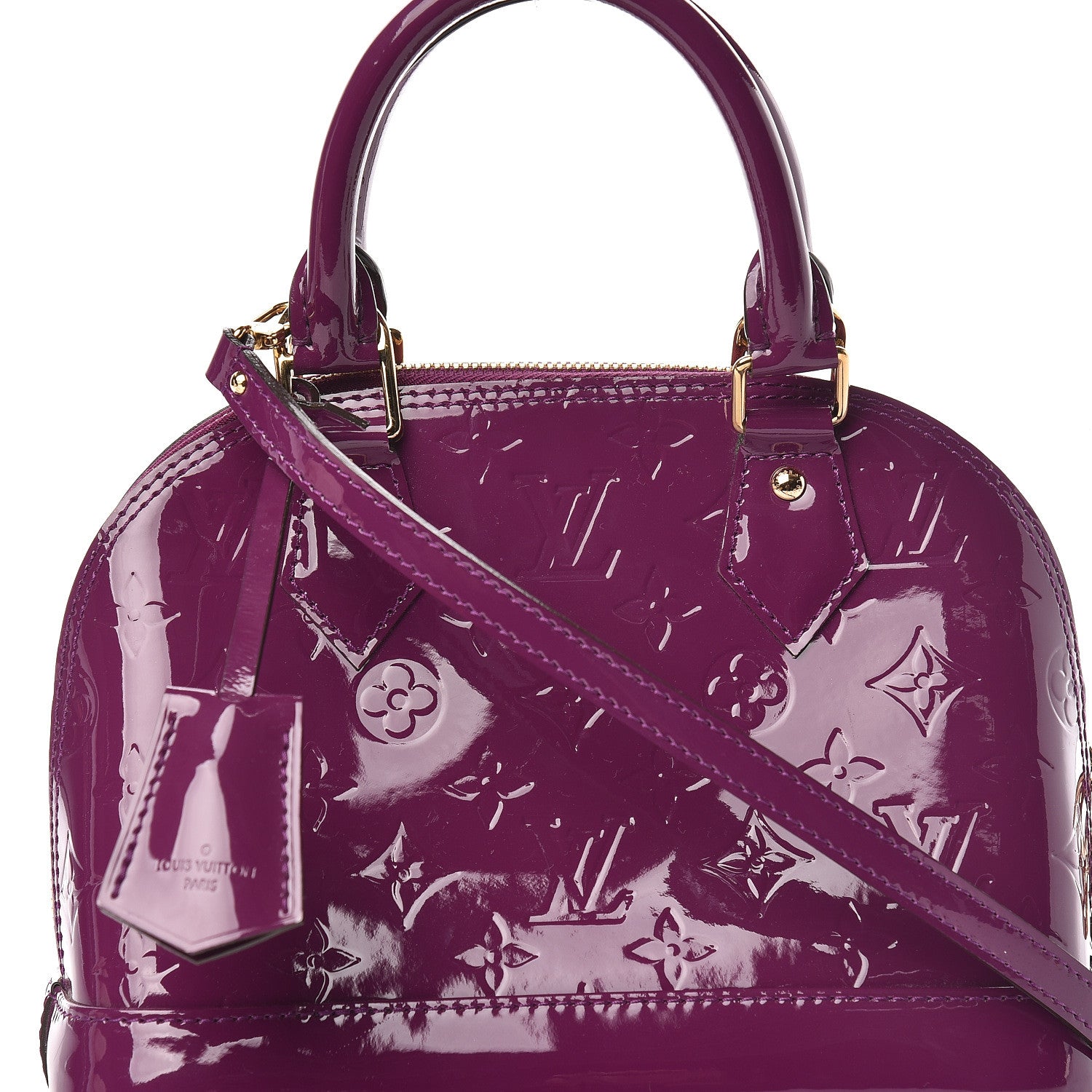 Louis Vuitton Vernis Alma BB Amethyste 14 of 14