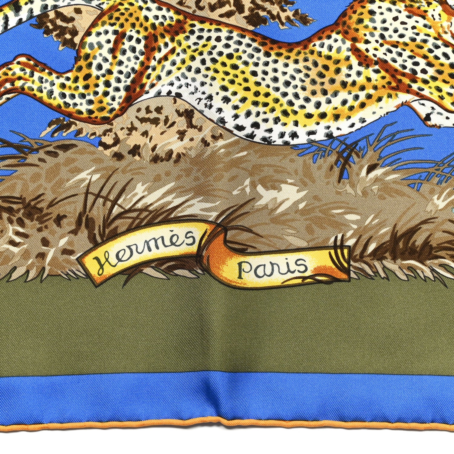 Hermes Silk Guepards Scarf 90 2 of 6