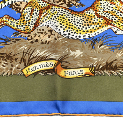 Hermes Silk Guepards Scarf 90 2 of 6