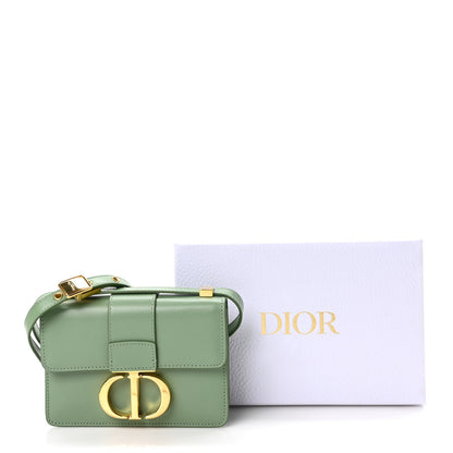 Christian Dior Smooth Calfskin Micro 30 Montaigne Flap Bag Mint Green 9 of 9