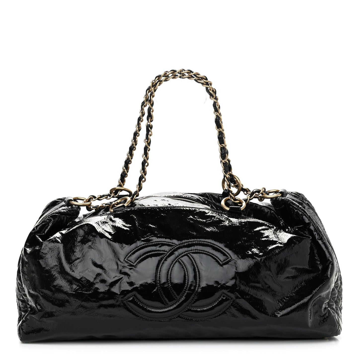 Vinyl XXL Rock and Chain Bowler Black