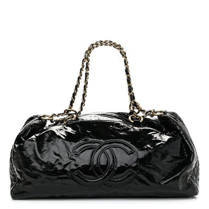 Chanel Vinyl XXL Rock and Chain Bowler Black 1 of 13