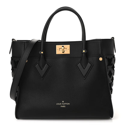 Louis Vuitton Calfskin Monogram Tufting On My Side Black 1 of 9