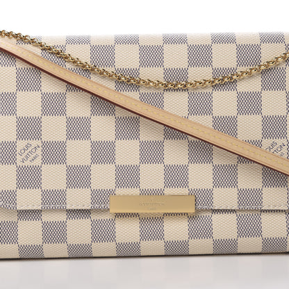 Louis Vuitton Damier Azur Favorite MM 8 of 11