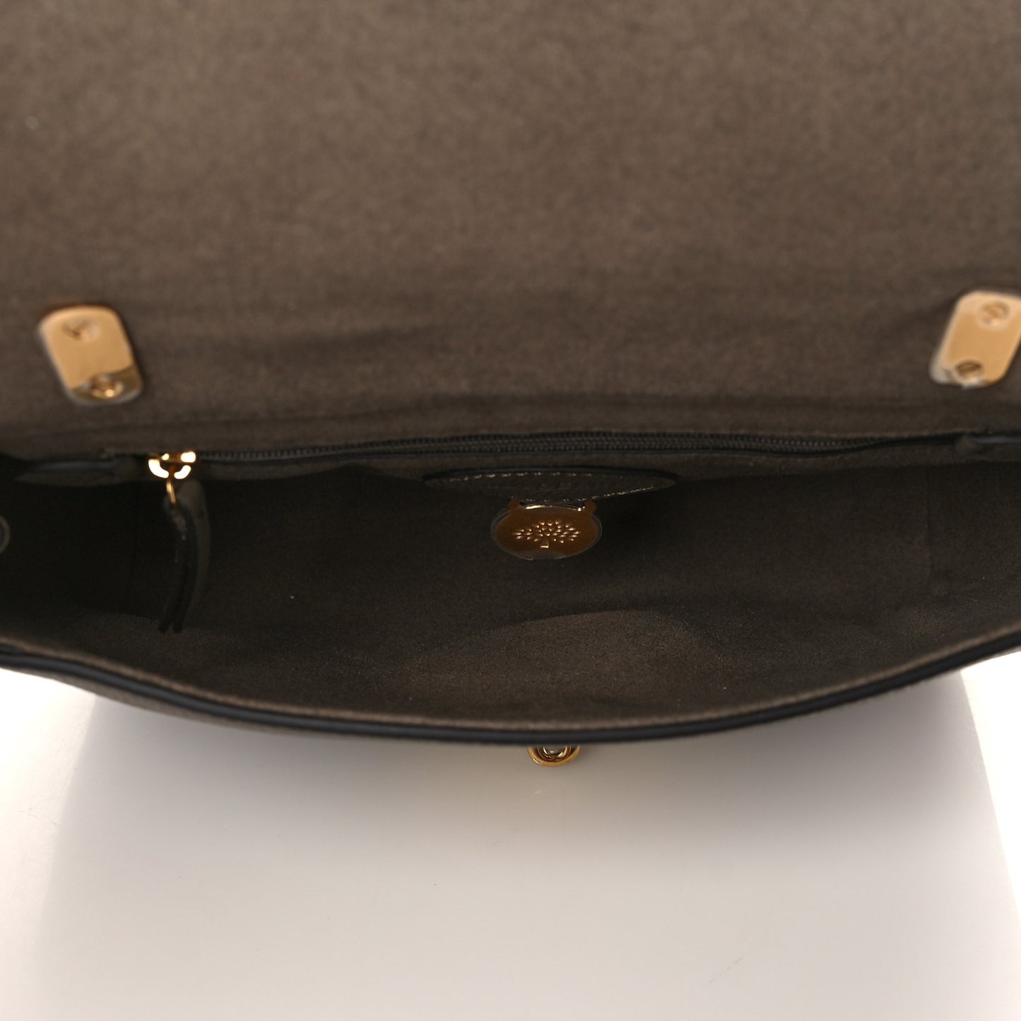 Classic Calfskin Small Lily Flap Clay