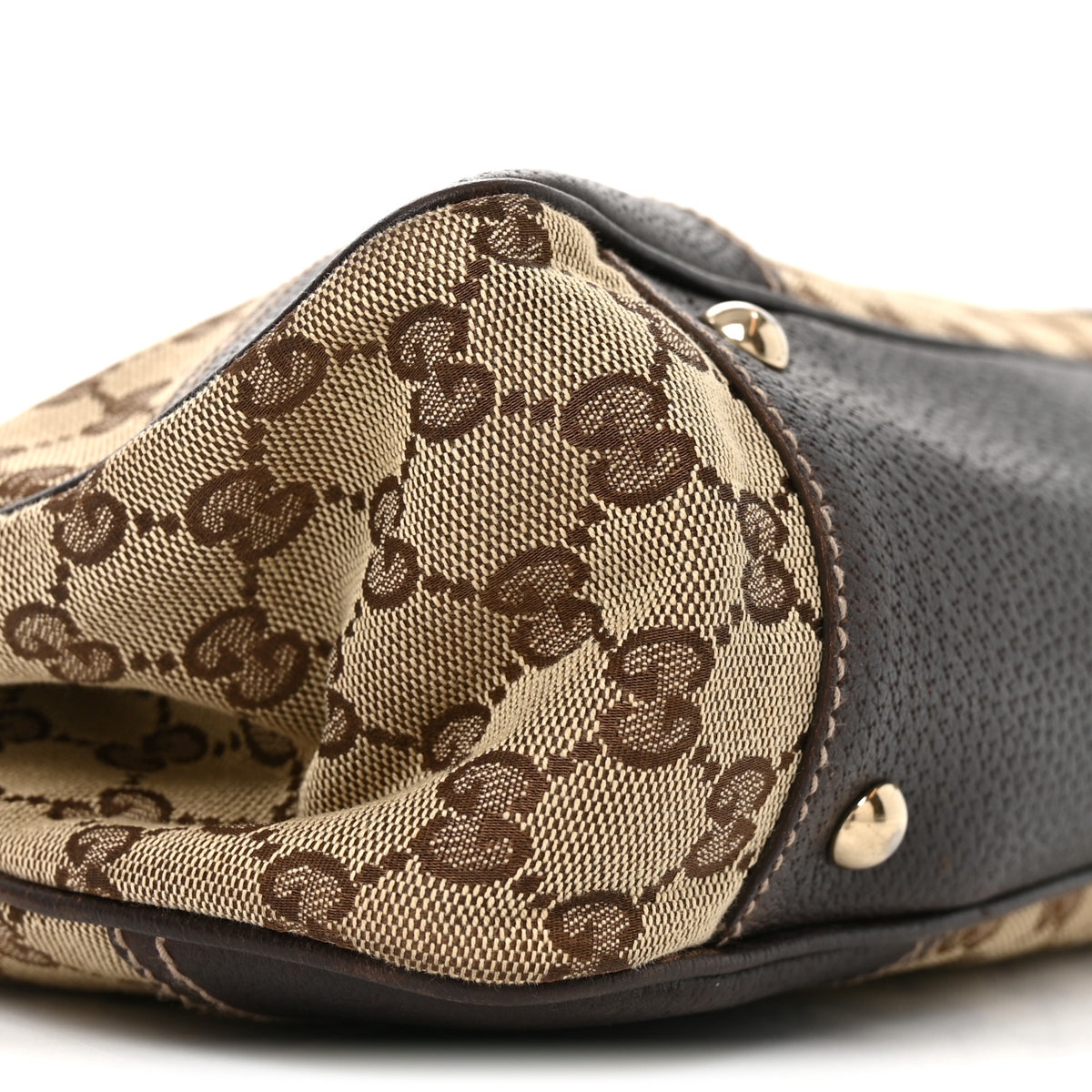 Gucci Monogram Medium Princy Tote Dark Brown 8 of 9