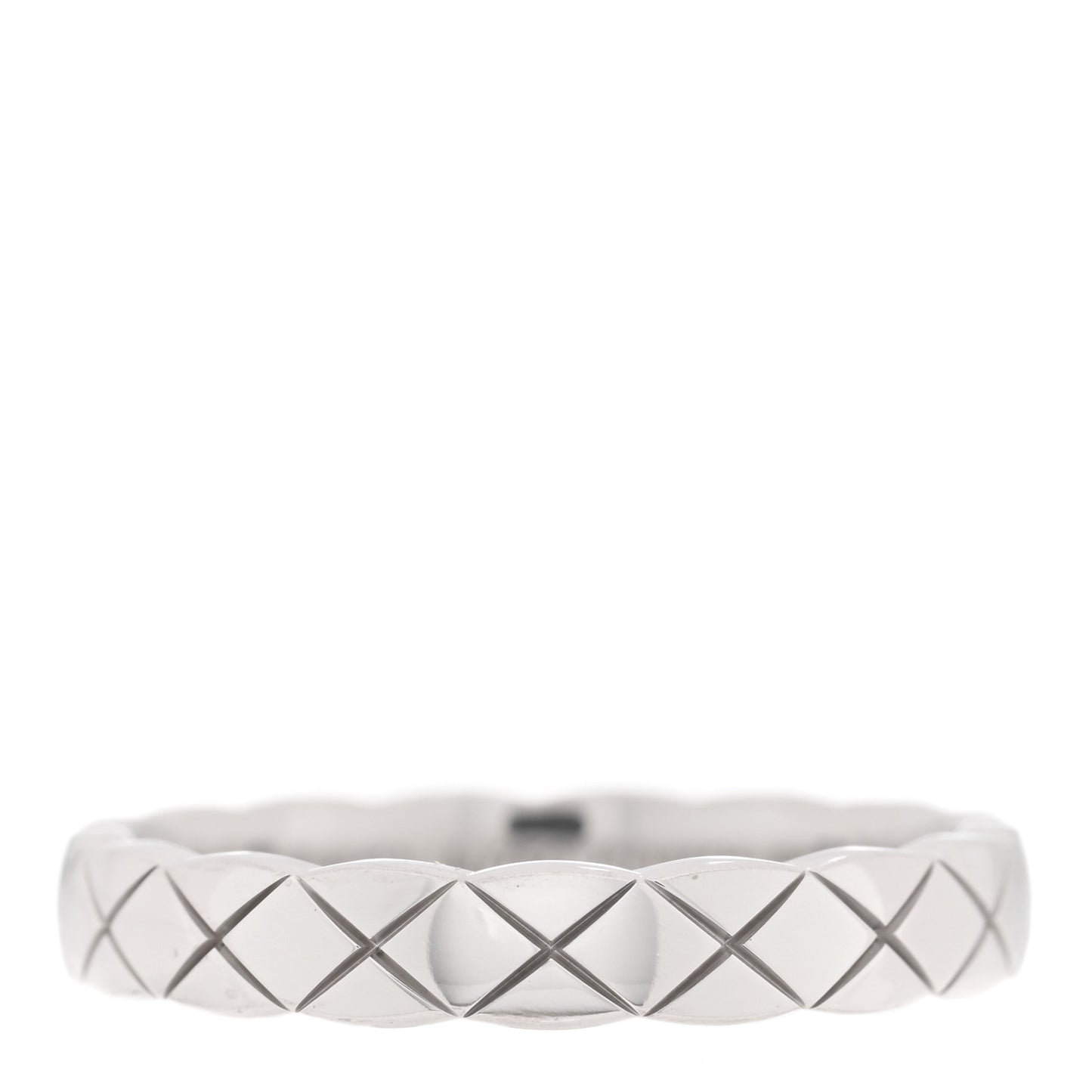 18K White Gold Mini Coco Crush Ring 50 5.25