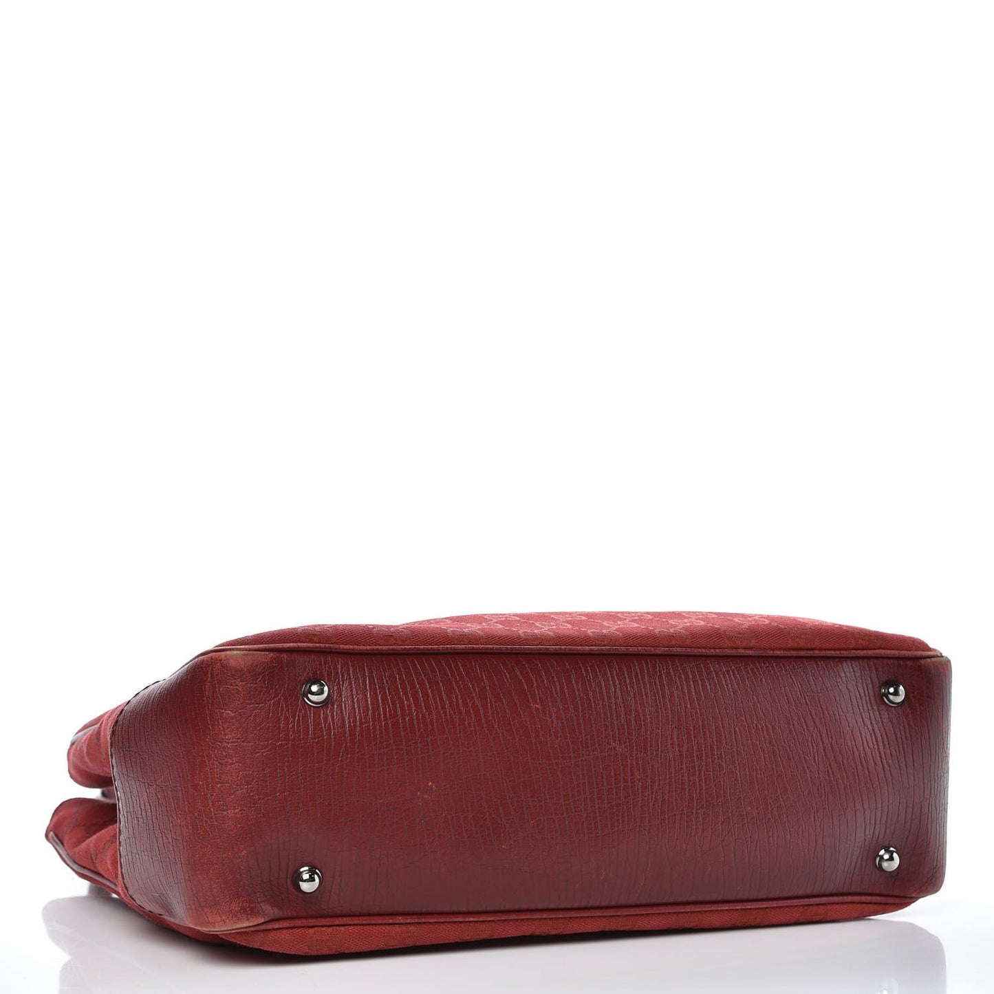 Monogram Small Bamboo Tote Red