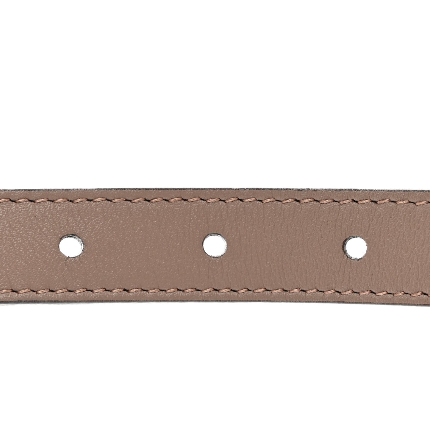 Calfskin Pearl Double G 20mm Belt 95 38 Porcelain Rose