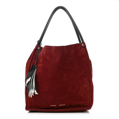 Proenza Schouler Suede L Tote Midnight Plum 1 of 10