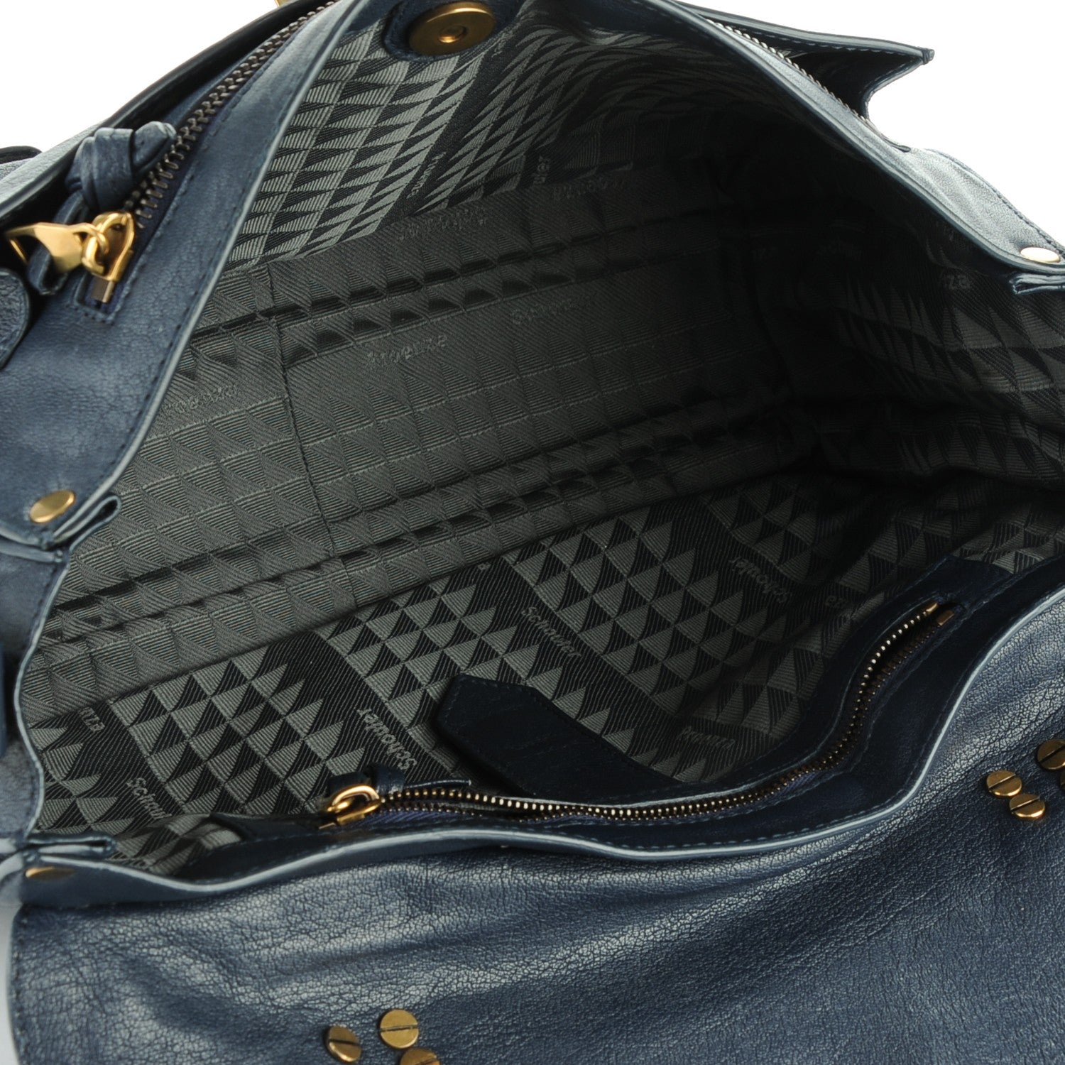 Proenza Schouler Lambskin Medium PS1 Satchel Midnight 5 of 7