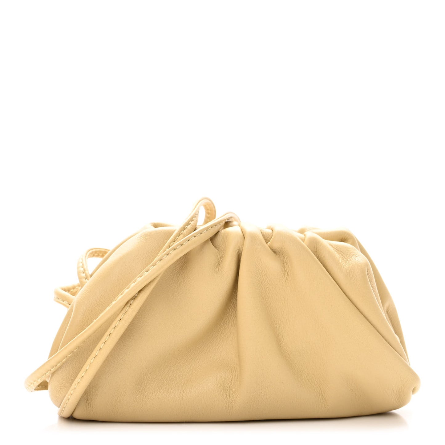 Butter Calfskin Coin Purse Tapioca