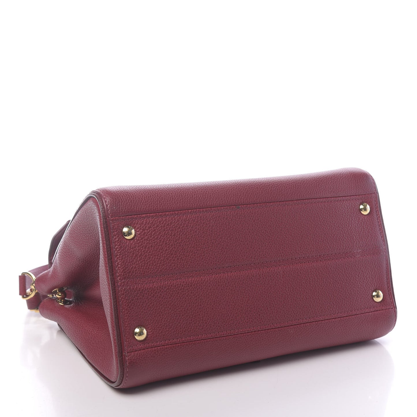 Grained Calfskin Monogram Double V Rubis