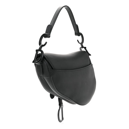 Christian Dior Ultra Matte Calfskin Mini Saddle Bag Black 3 of 14
